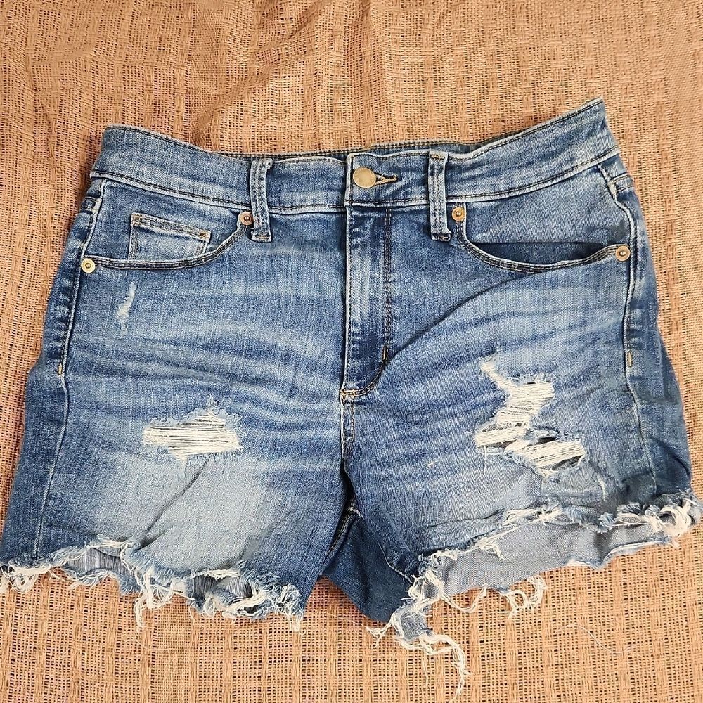 Universal Thread High Rise Midi Denim Jeans 8